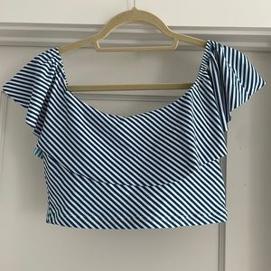 KIAVA Swim Ruffle Top, Size M